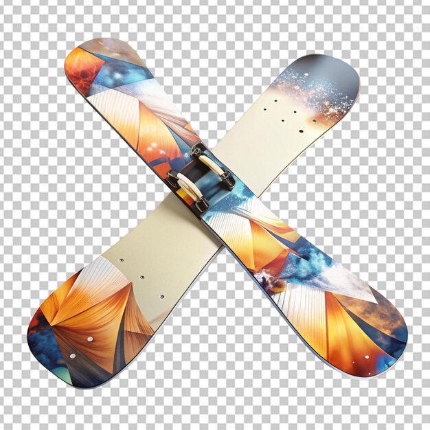 PSD fond transparent pour les snowboards