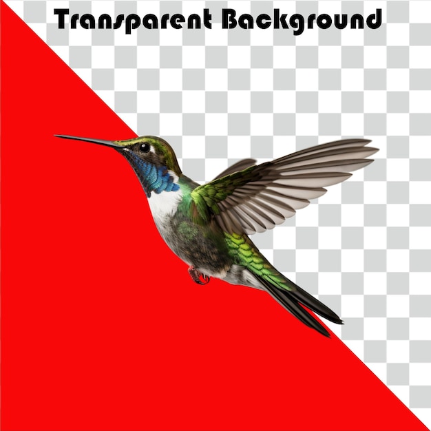 PSD fond transparent psd colibri