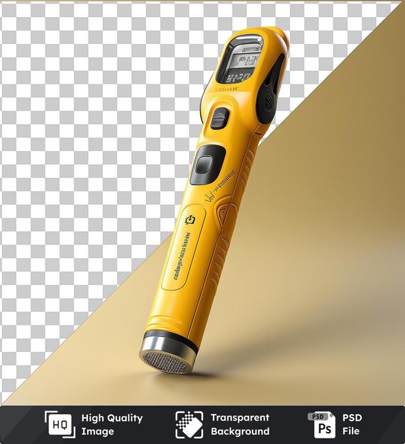 PSD fond transparent psd photographique réaliste dermatologue _ s dermatoscope un objet jaune