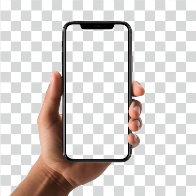 fond transparent de téléphone psd