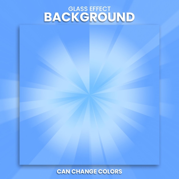 le fond de verre bleu peut changer de couleur