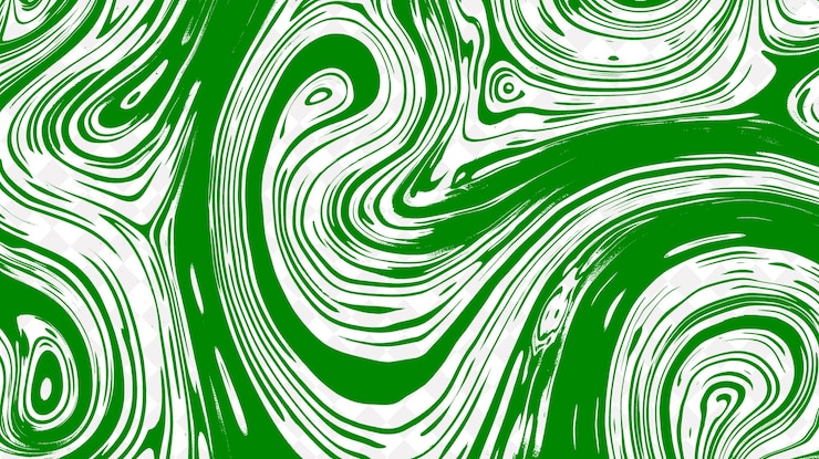 PSD un fond vert avec un motif blanc et vert au milieu