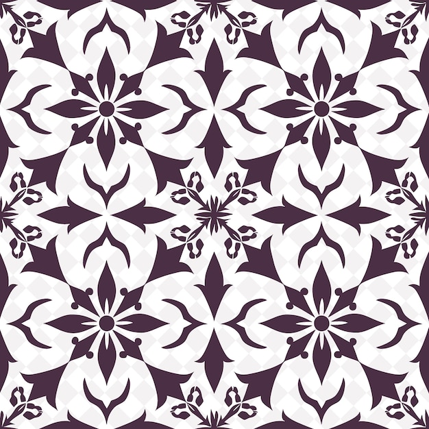 PSD un fond violet avec un motif de fleurs