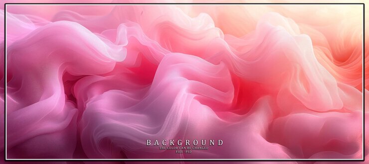 PSD fondo abstracto de color rosa suave y melocotón con textura fluida