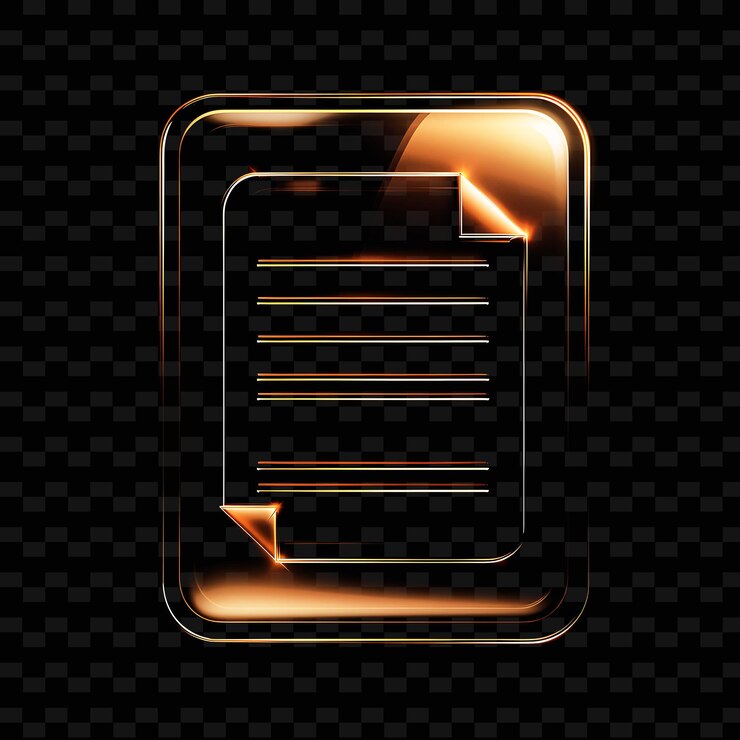 PSD un fondo abstracto dorado y naranja con un marco dorado con la palabra cita la palabra cita en él