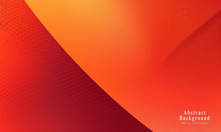 PSD un fondo abstracto rojo y naranja con un diseño rojo y anaranjado