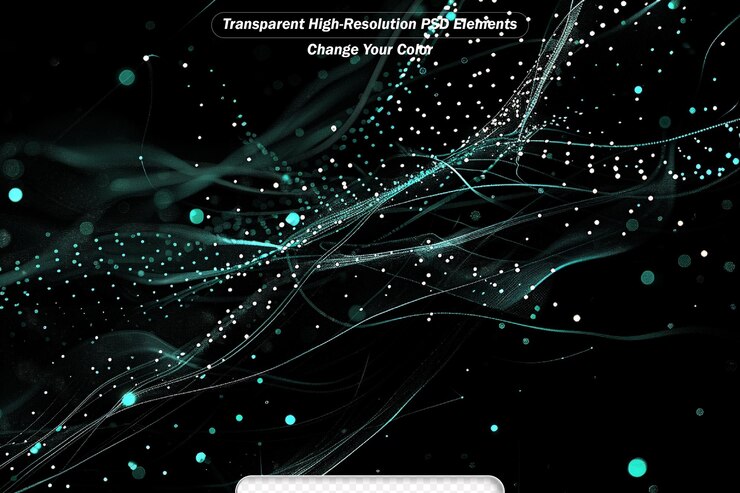 PSD fondo abstracto simulando una red neuronal