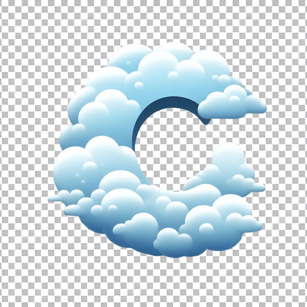 PSD fondo abstracto vectorial con nubes