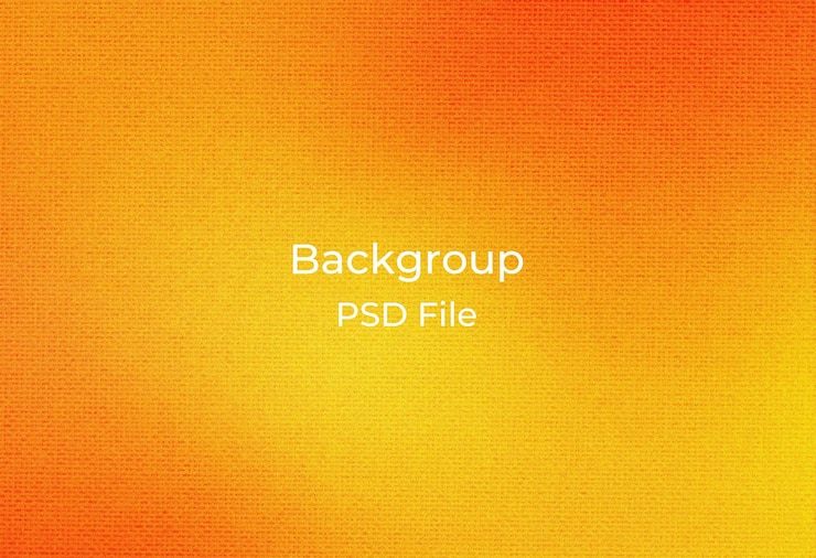 PSD un fondo amarillo y naranja con las palabras retroiluminadas en él