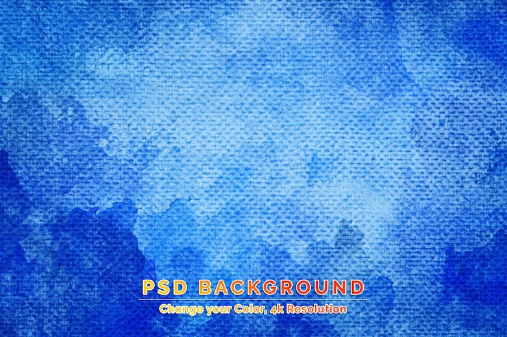 PSD fondo azul abstracto con textura de fondo grunge vintage