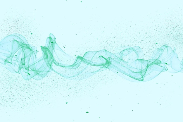 Fondo azul claro verde Ilustración colorida en estilo abstracto con gradiente