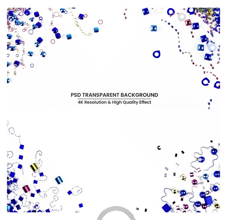 PSD fondo azul de las fiestas de navidad o año nuevo