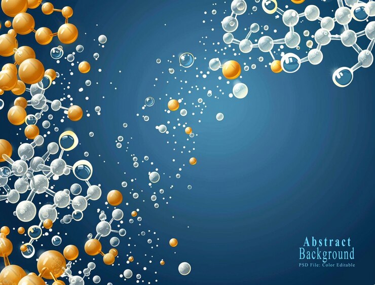 PSD fondo azul con patrones hexagonales y líneas de marco de alambre para la tecnología