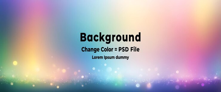 PSD el fondo de bokeh de colores suaves y abstractos de psd
