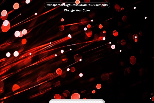 PSD fondo de bokeh rojo