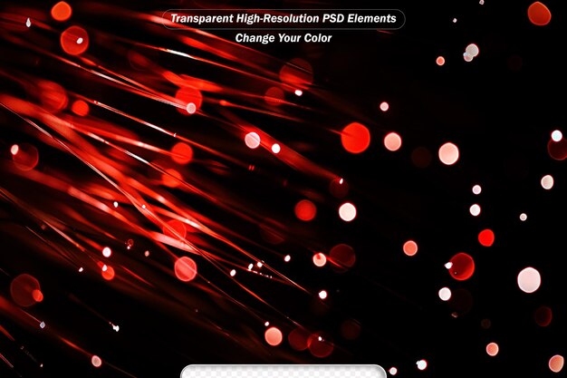 PSD fondo de bokeh rojo