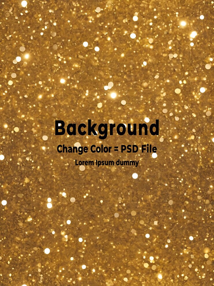PSD fondo de brillo dorado abstracto de psd