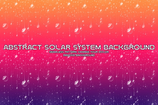 Fondo de brillo del sistema solar editable textura líquida minimalista