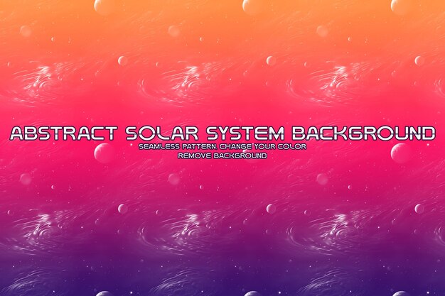 Fondo De Brillo Del Sistema Solar Editable Textura Líquida Minimalista