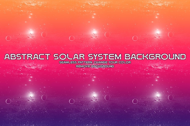 Fondo De Brillo Del Sistema Solar Editable Textura Líquida Minimalista