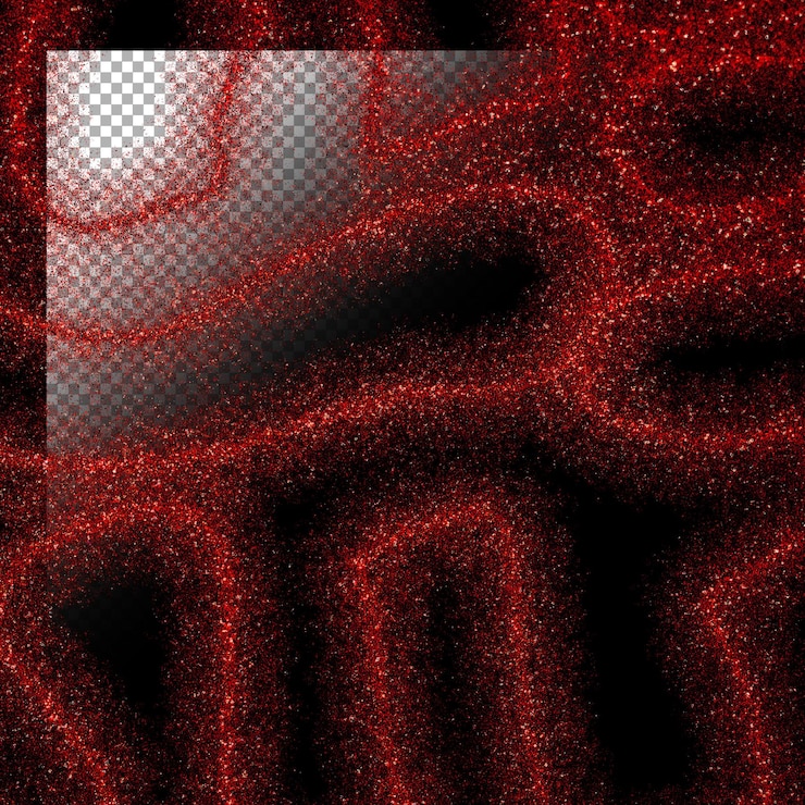 PSD fondo de brillo sobre fondo transparente