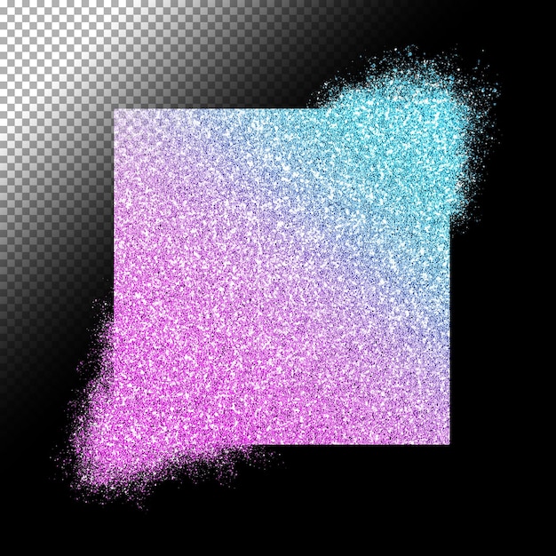 Fondo de brillo sobre fondo transparente