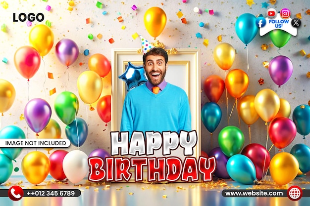 Fondo de celebración de feliz cumpleaños