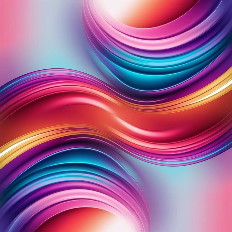 PSD un fondo colorido con un diseño de remolino colorido que dice arco iris
