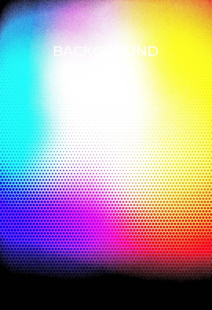 PSD un fondo colorido con un fondo de color arco iris y un borde de color arko iris
