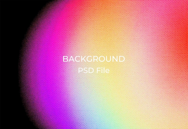 un fondo colorido con un fondo de color arco iris y las palabras retroiluminadas