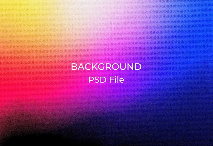 PSD un fondo colorido con un fondo colorado con las palabras retroiluminadas en él