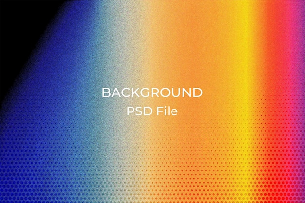 un fondo colorido con las palabras retroiluminadas en él