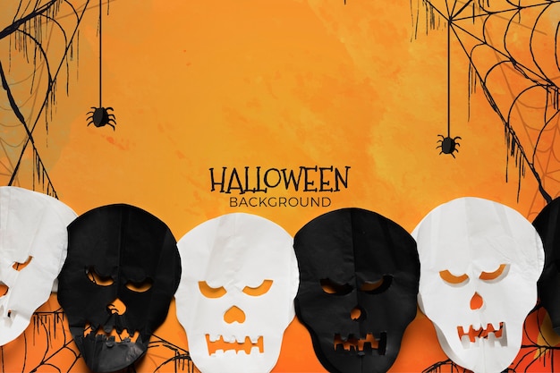 PSD fondo con concepto de halloween