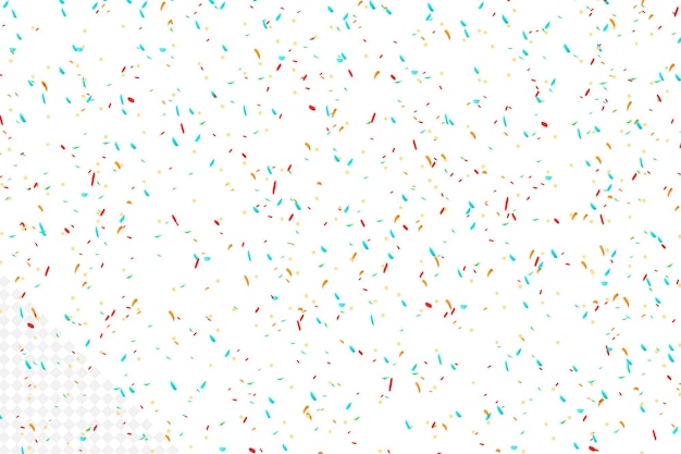 PSD fondo de confeti fiesta y confeti de cumpleaños diseño de festival de vacaciones para tarjeta de felicitación