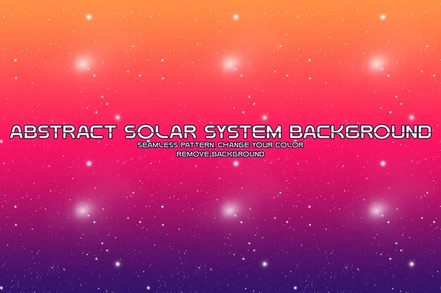 Fondo cósmico editable con patrones de planetas y estrellas