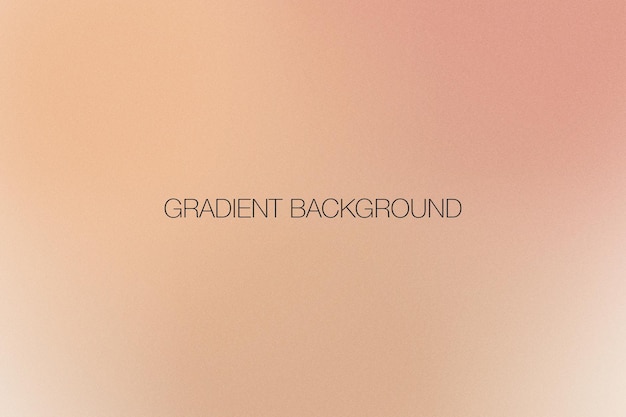 Fondo degradado abstracto retro desnudo y beige con textura granulada psd