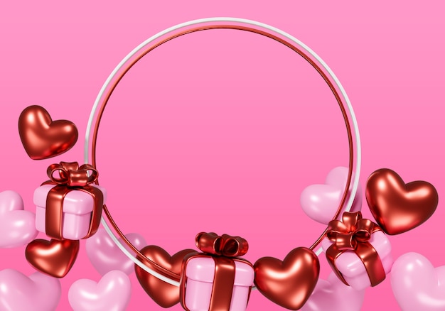 Fondo di vendita di san valentino