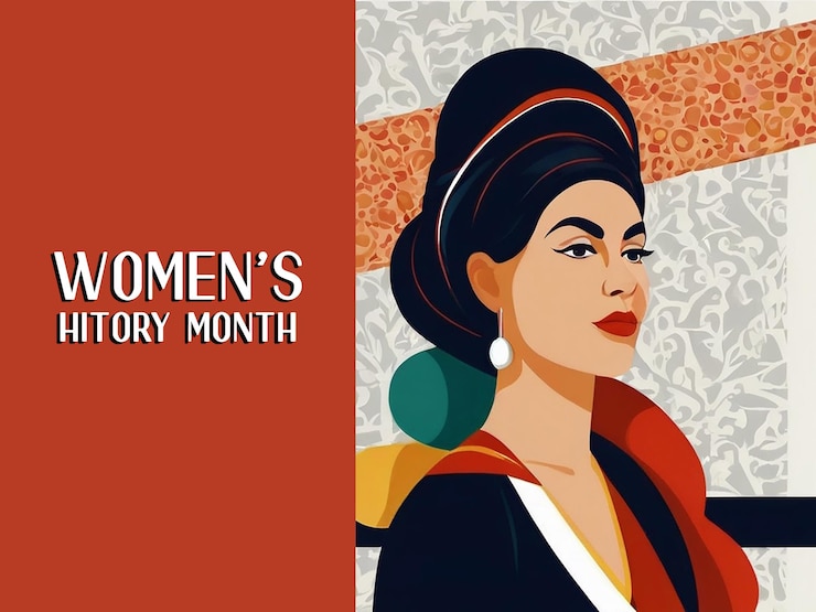 PSD fondo del día de la mujer con archivo editable