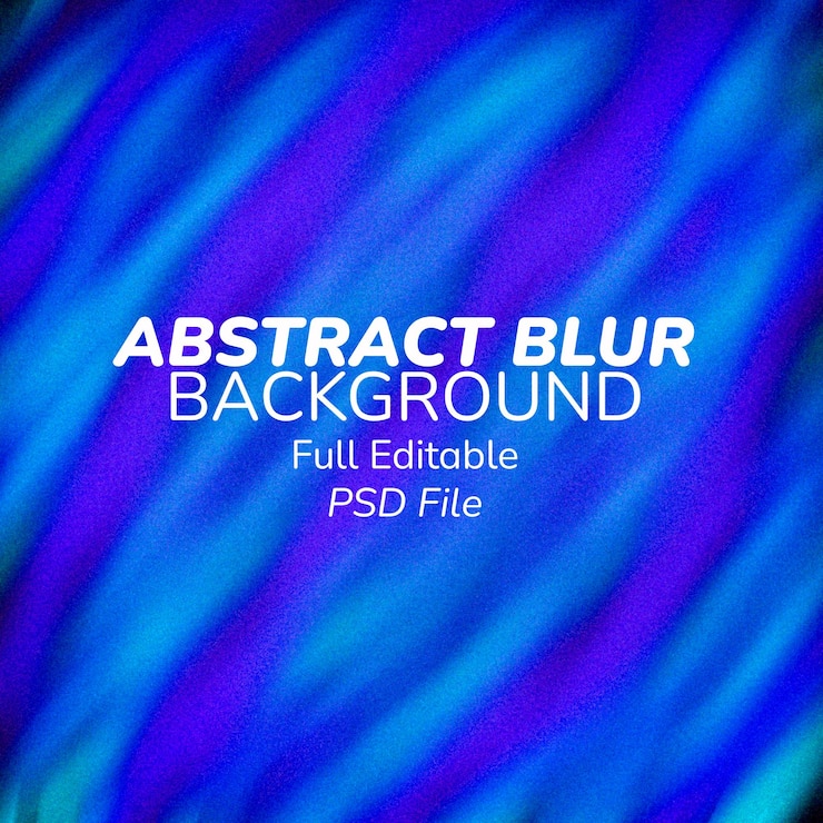 PSD fondo dinámico de líneas papel tapiz abstracto con borrón y colores vibrantes