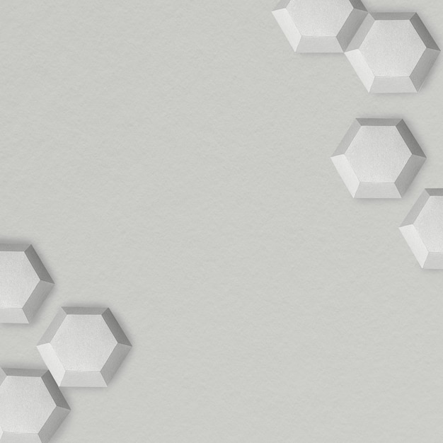 PSD fondo de diseño de arte de papel geométrico gris