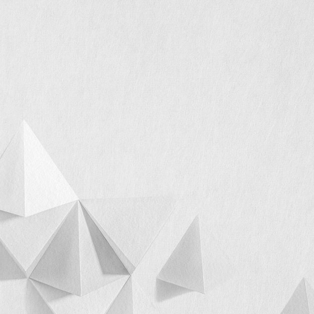 PSD fondo de diseño de arte de papel geométrico gris