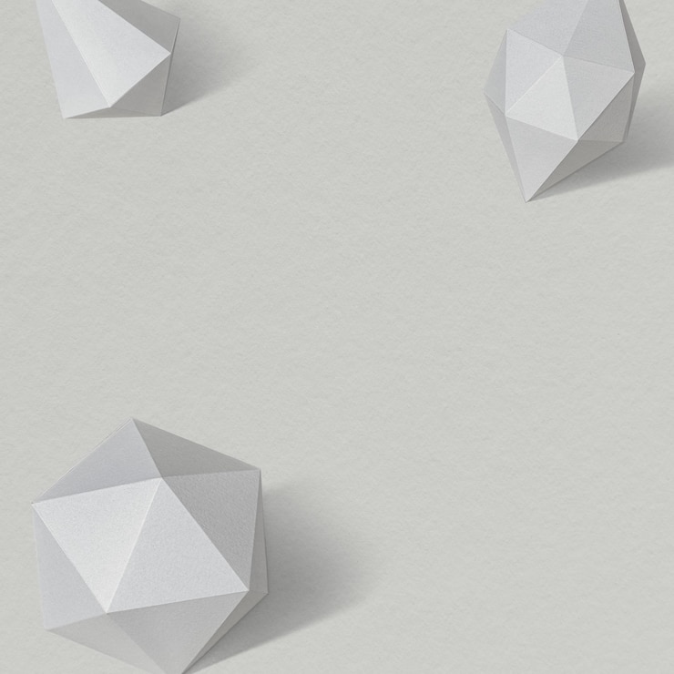 PSD fondo de diseño de artesanía de papel geométrico gris
