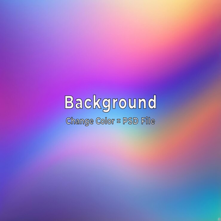 PSD fondo de diseño de ia abstracto con colores modernos brillantes, textura, patrón y papel de pared ligero