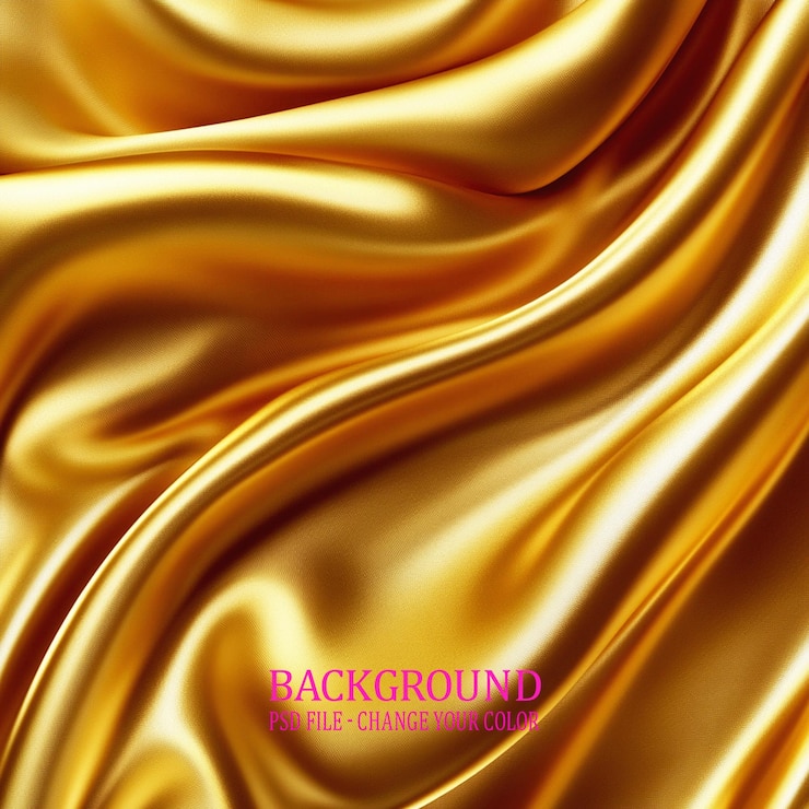 PSD un fondo dorado con una imagen de un fondo de papel dorado fondo de tela dorado