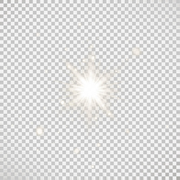 Fondo de efecto de destello de luz transparente