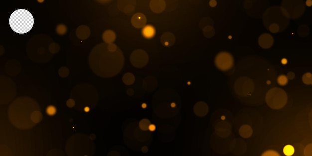 PSD fondo de efecto de luces bokeh