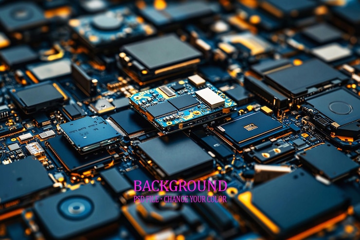 PSD fondo de electrónica