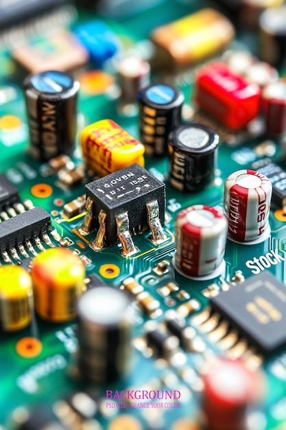 Fondo de electrónica