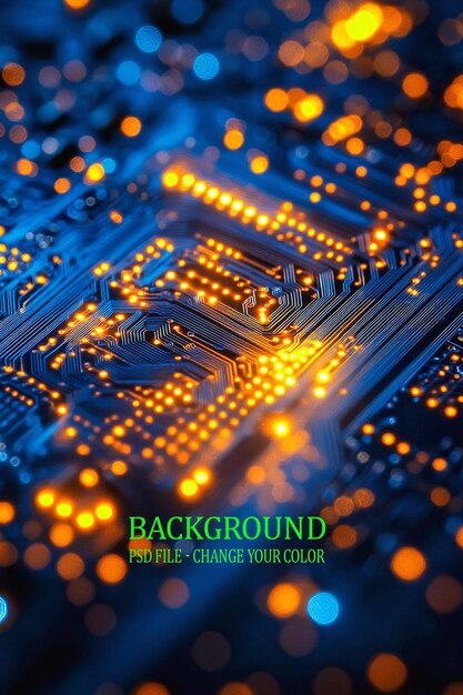 Fondo de electrónica