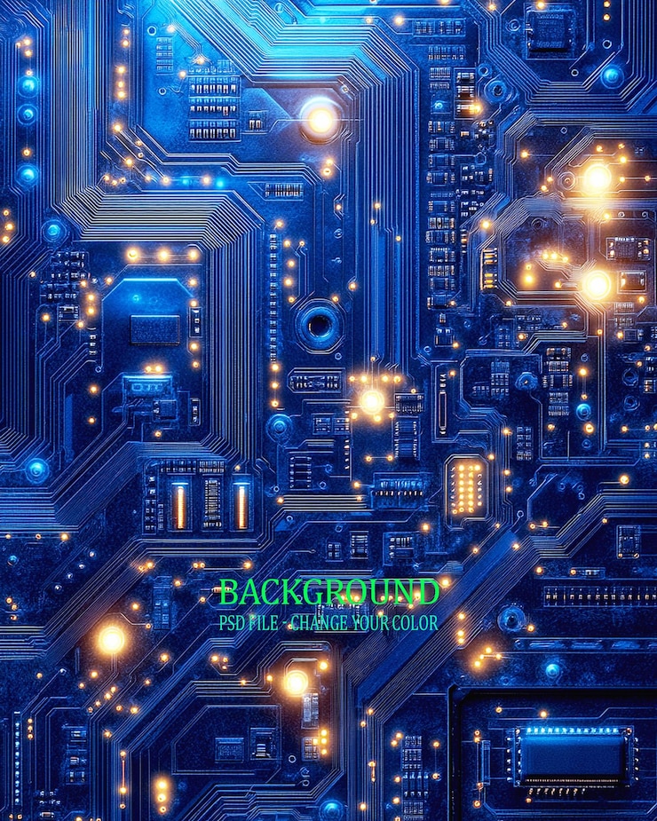 PSD fondo de electrónica